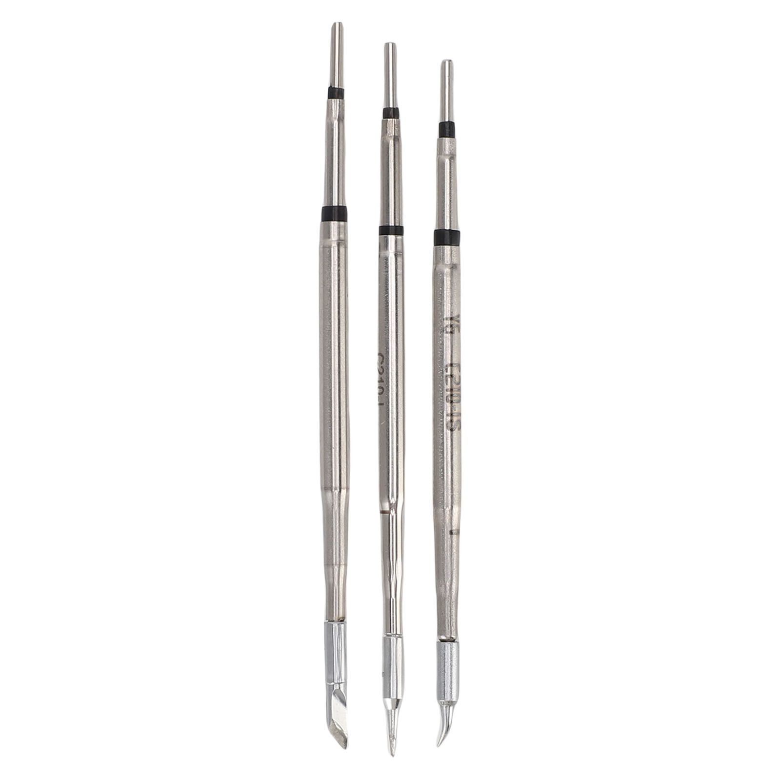 3PCS Soldering Iron Tip Fit for C210 Stainless Steel Soldering Station Welding view 4