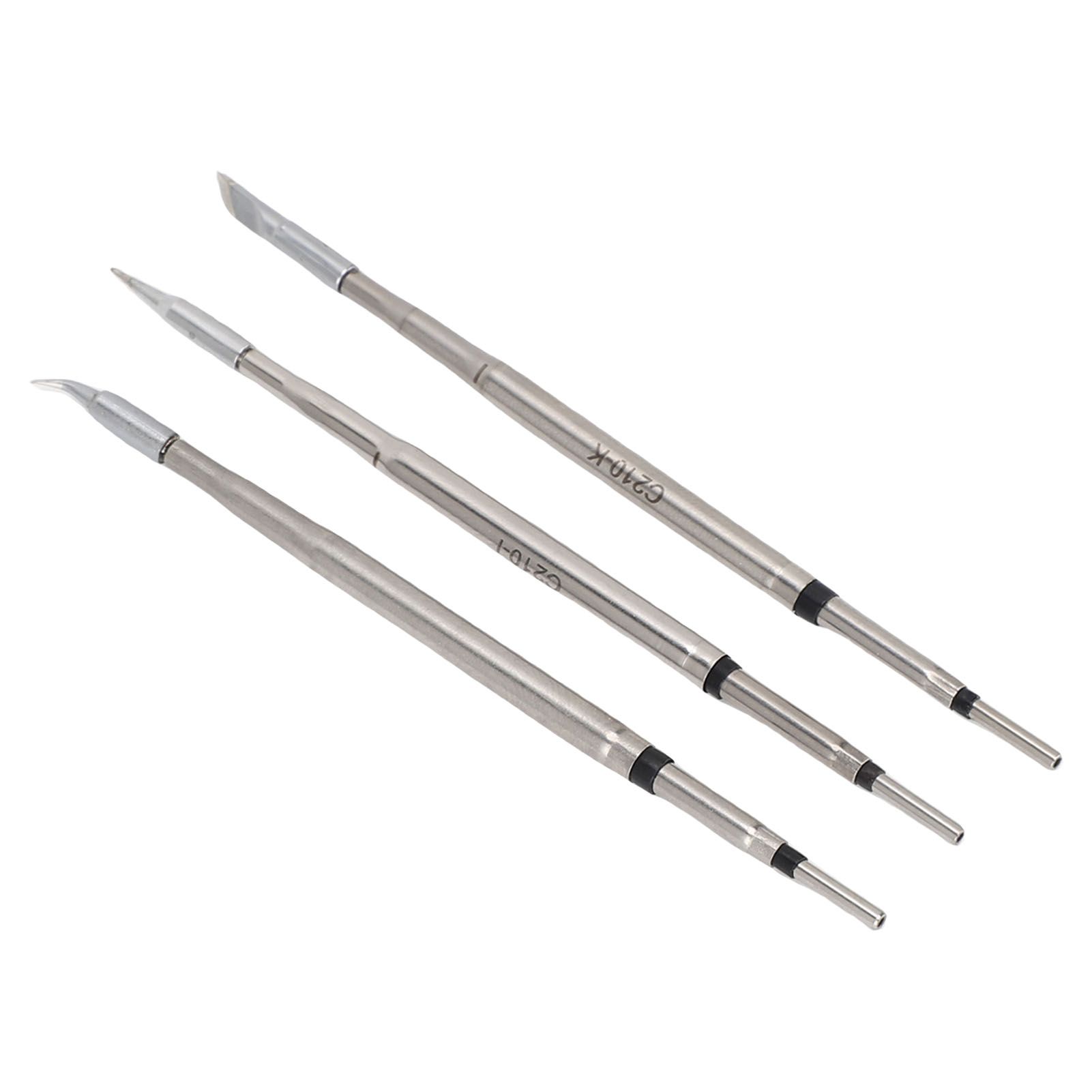 3PCS Soldering Iron Tip Fit for C210 Stainless Steel Soldering Station Welding view 6
