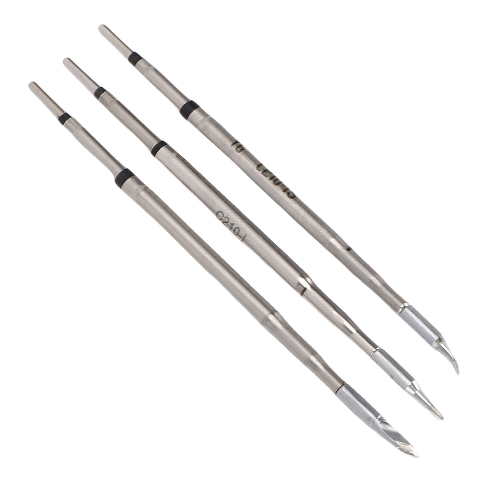3PCS Soldering Iron Tip Fit for C210 Stainless Steel Soldering Station Welding view 10