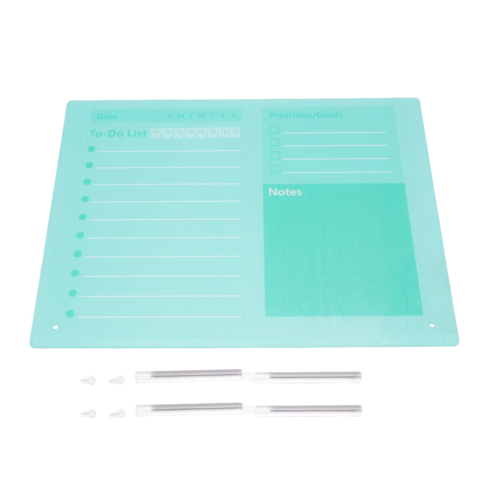 Dry Erase Planner Board Acrylic Desktop Calendar To Do List Schedule Board view 3