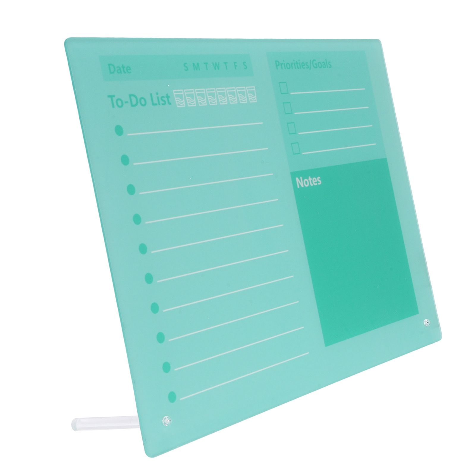 Dry Erase Planner Board Acrylic Desktop Calendar To Do List Schedule Board view 4