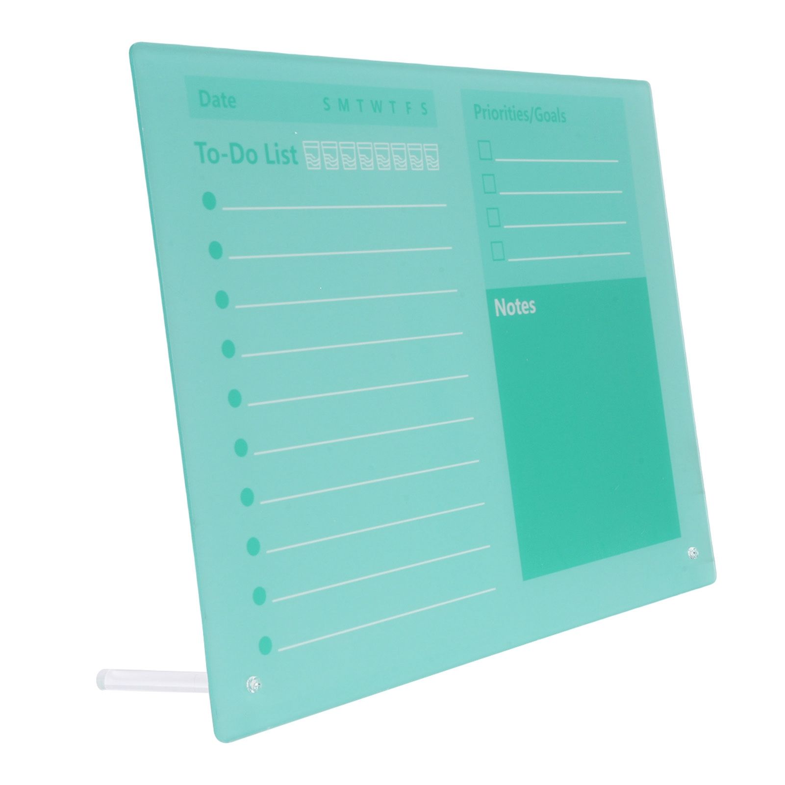 Dry Erase Planner Board Acrylic Desktop Calendar To Do List Schedule Board view 10
