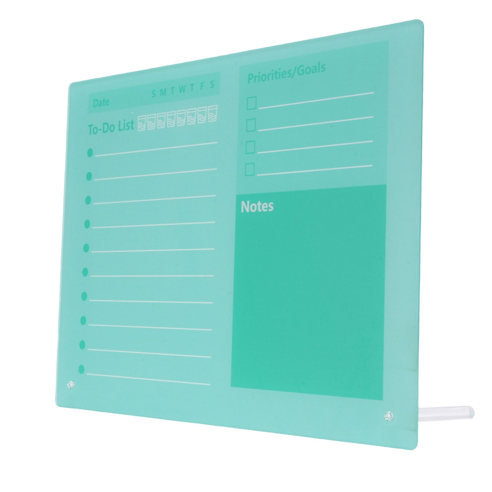 Dry Erase Planner Board Acrylic Desktop Calendar To Do List Schedule Board — image 1