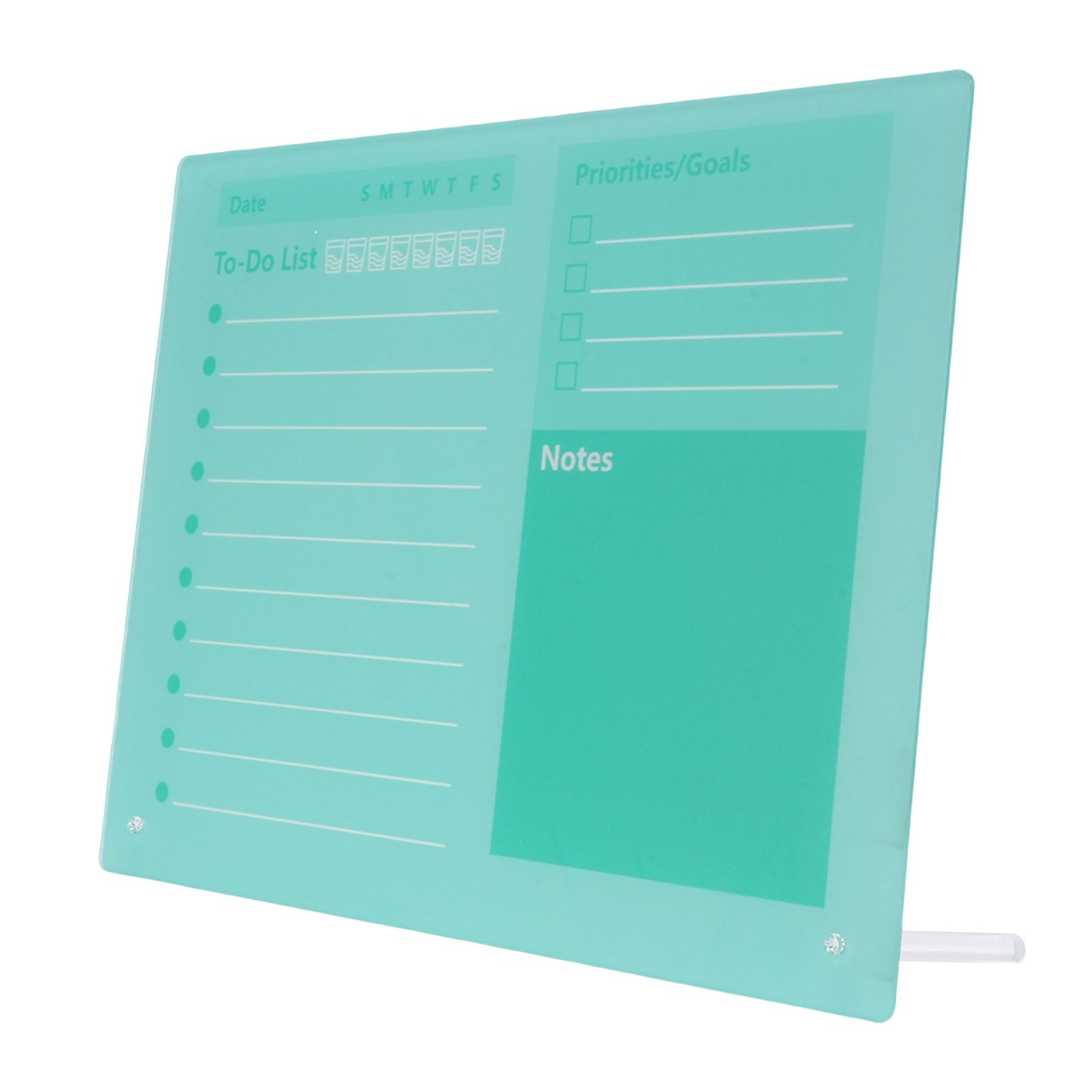 Dry Erase Planner Board Acrylic Desktop Calendar To Do List Schedule Board view 9