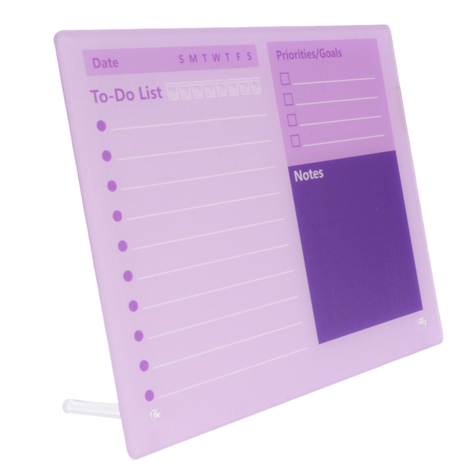 Dry Erase Planner Board Acrylic Desktop Calendar To Do List Schedule Board view 4