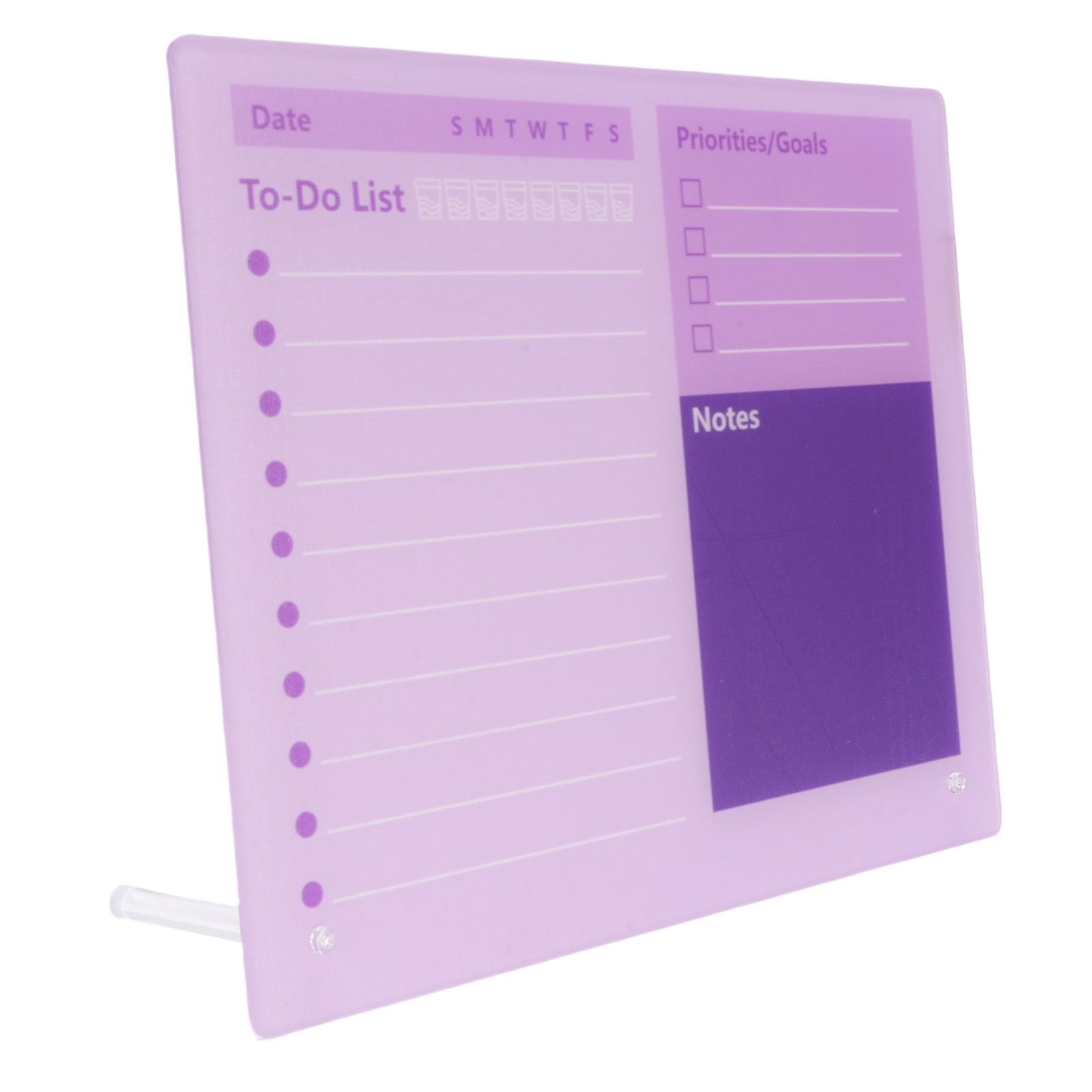 Dry Erase Planner Board Acrylic Desktop Calendar To Do List Schedule Board view 6
