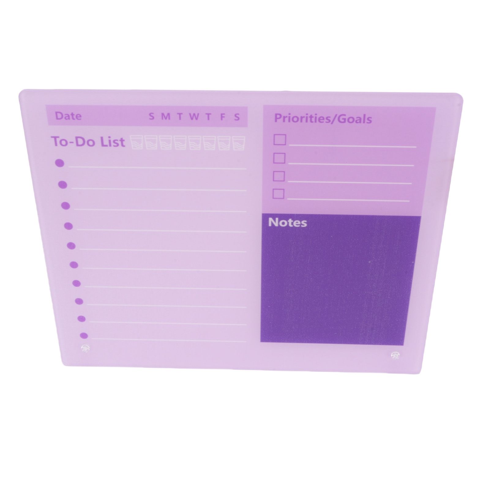 Dry Erase Planner Board Acrylic Desktop Calendar To Do List Schedule Board view 10