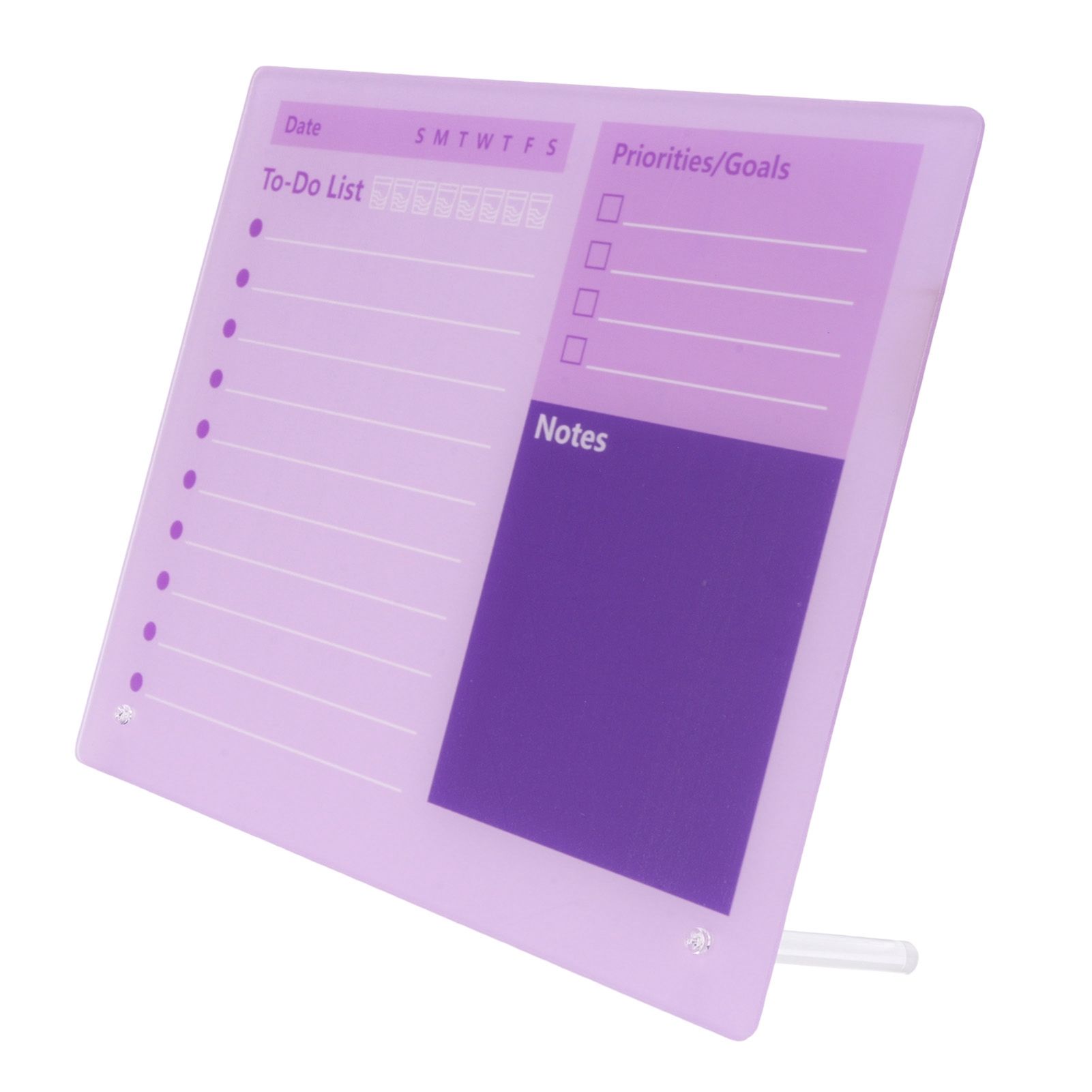 Dry Erase Planner Board Acrylic Desktop Calendar To Do List Schedule Board view 11