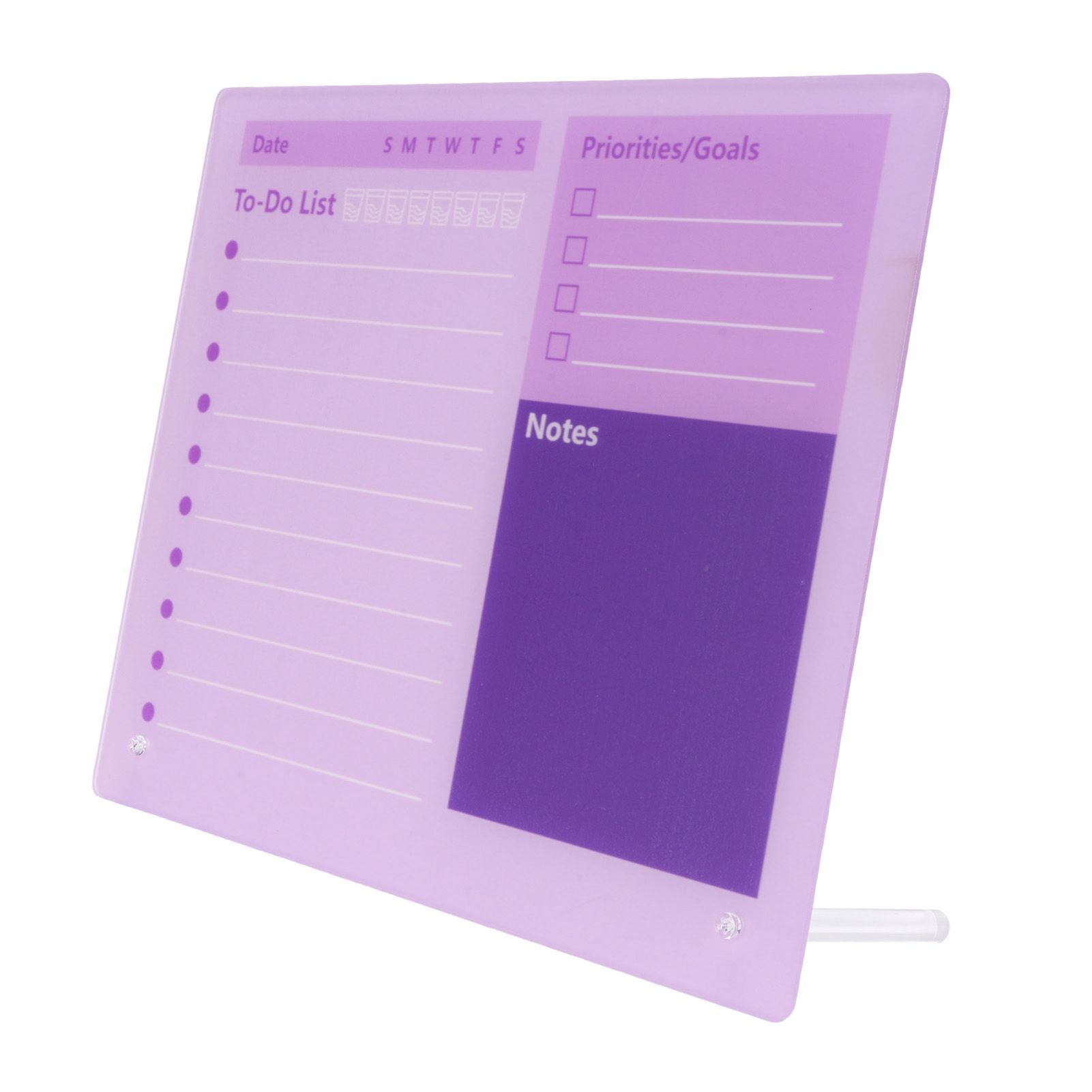 Dry Erase Planner Board Acrylic Desktop Calendar To Do List Schedule Board view 12