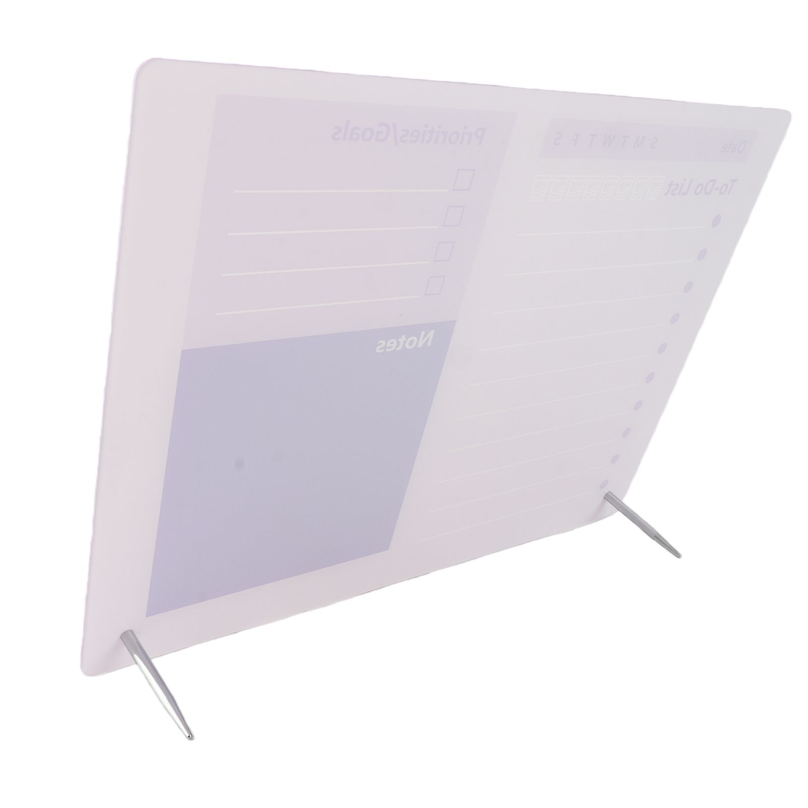 Dry Erase Planner Board Acrylic Desktop Calendar To Do List Schedule Board view 2