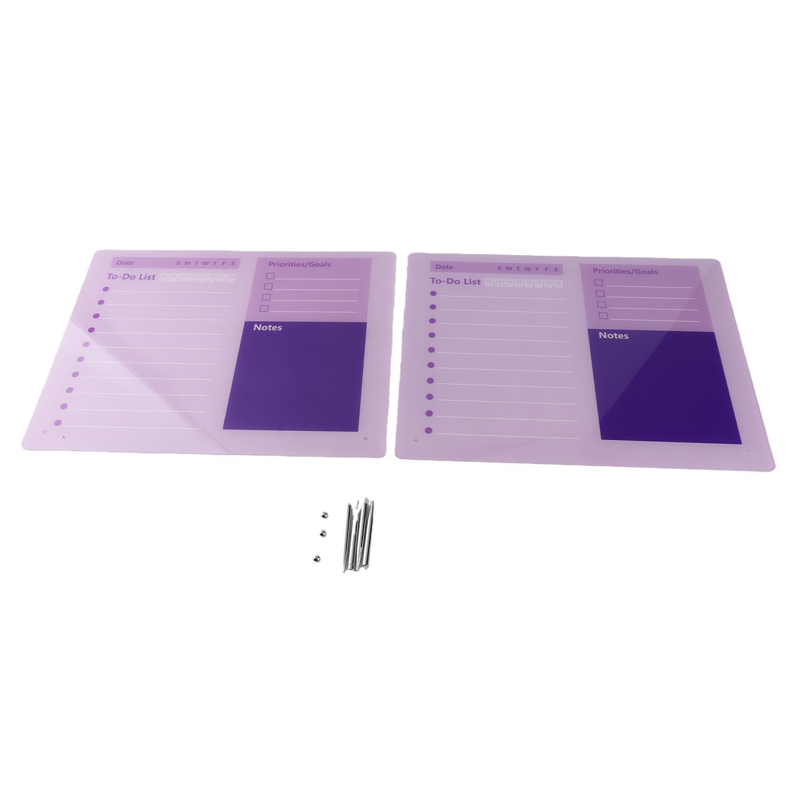 Dry Erase Planner Board Acrylic Desktop Calendar To Do List Schedule Board view 3