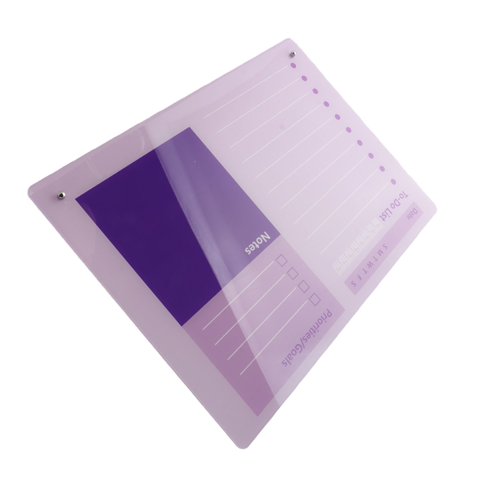 Dry Erase Planner Board Acrylic Desktop Calendar To Do List Schedule Board view 4