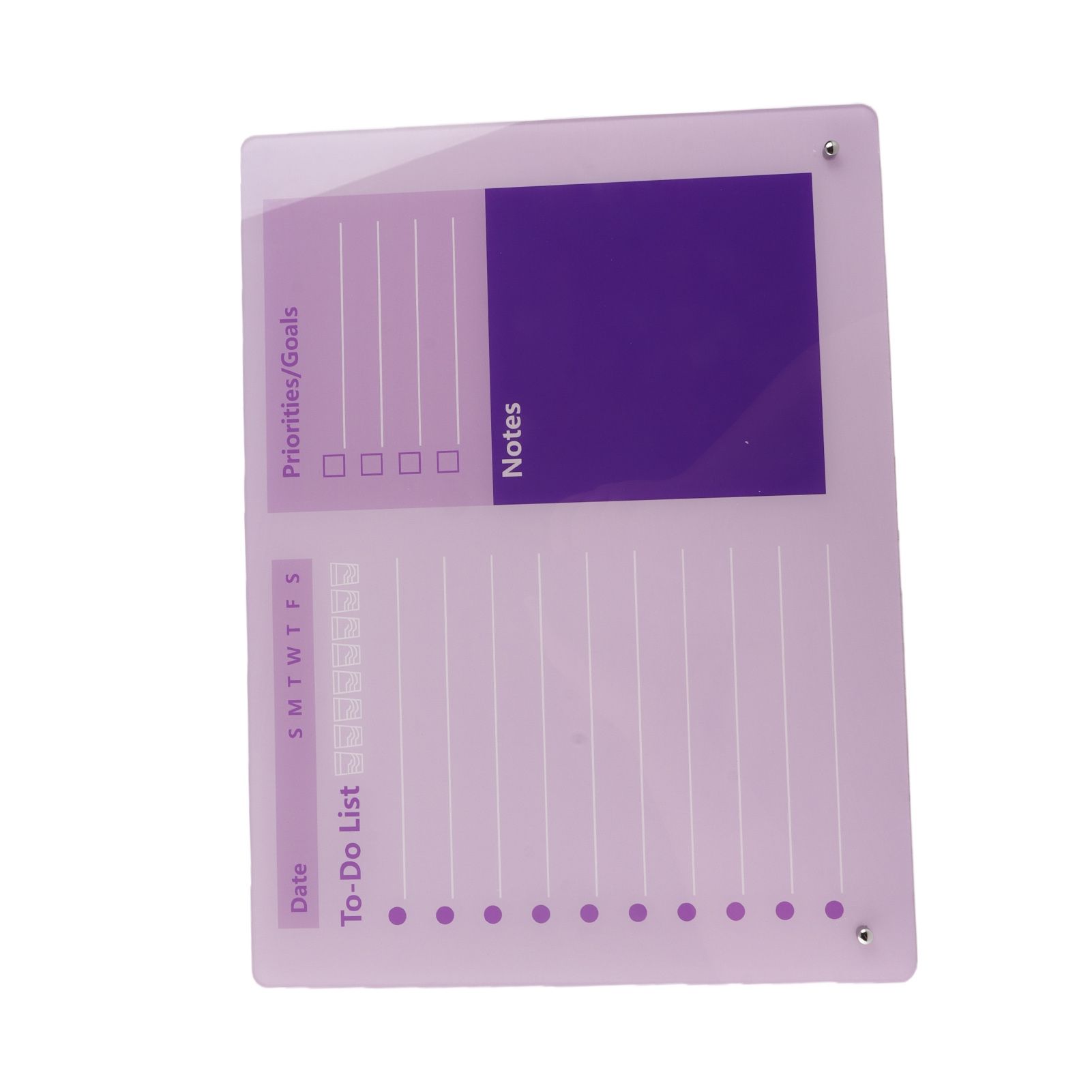 Dry Erase Planner Board Acrylic Desktop Calendar To Do List Schedule Board view 5