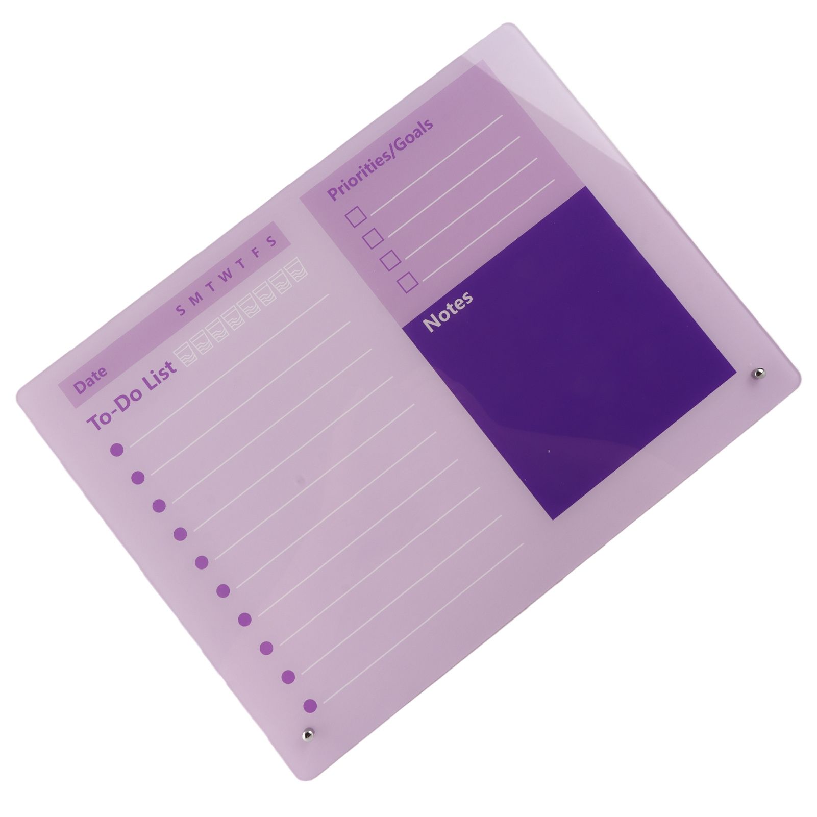 Dry Erase Planner Board Acrylic Desktop Calendar To Do List Schedule Board view 6