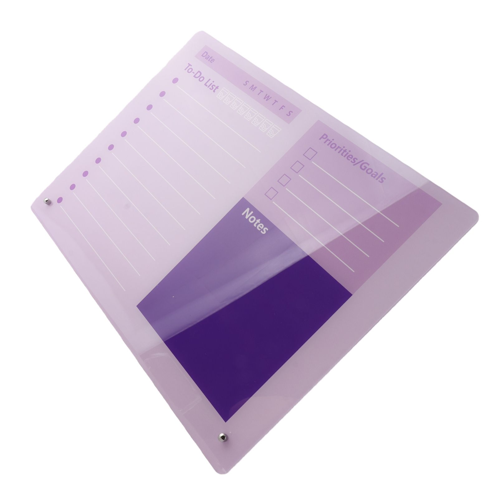 Dry Erase Planner Board Acrylic Desktop Calendar To Do List Schedule Board view 9