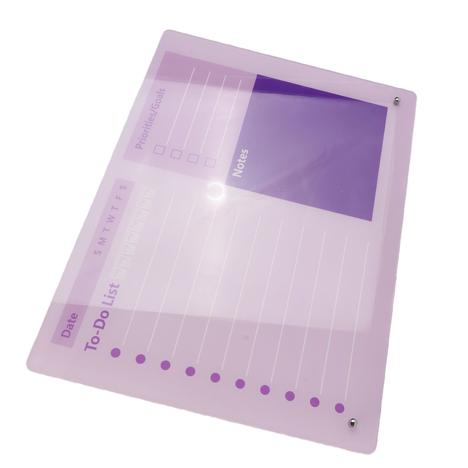 Dry Erase Planner Board Acrylic Desktop Calendar To Do List Schedule Board view 10