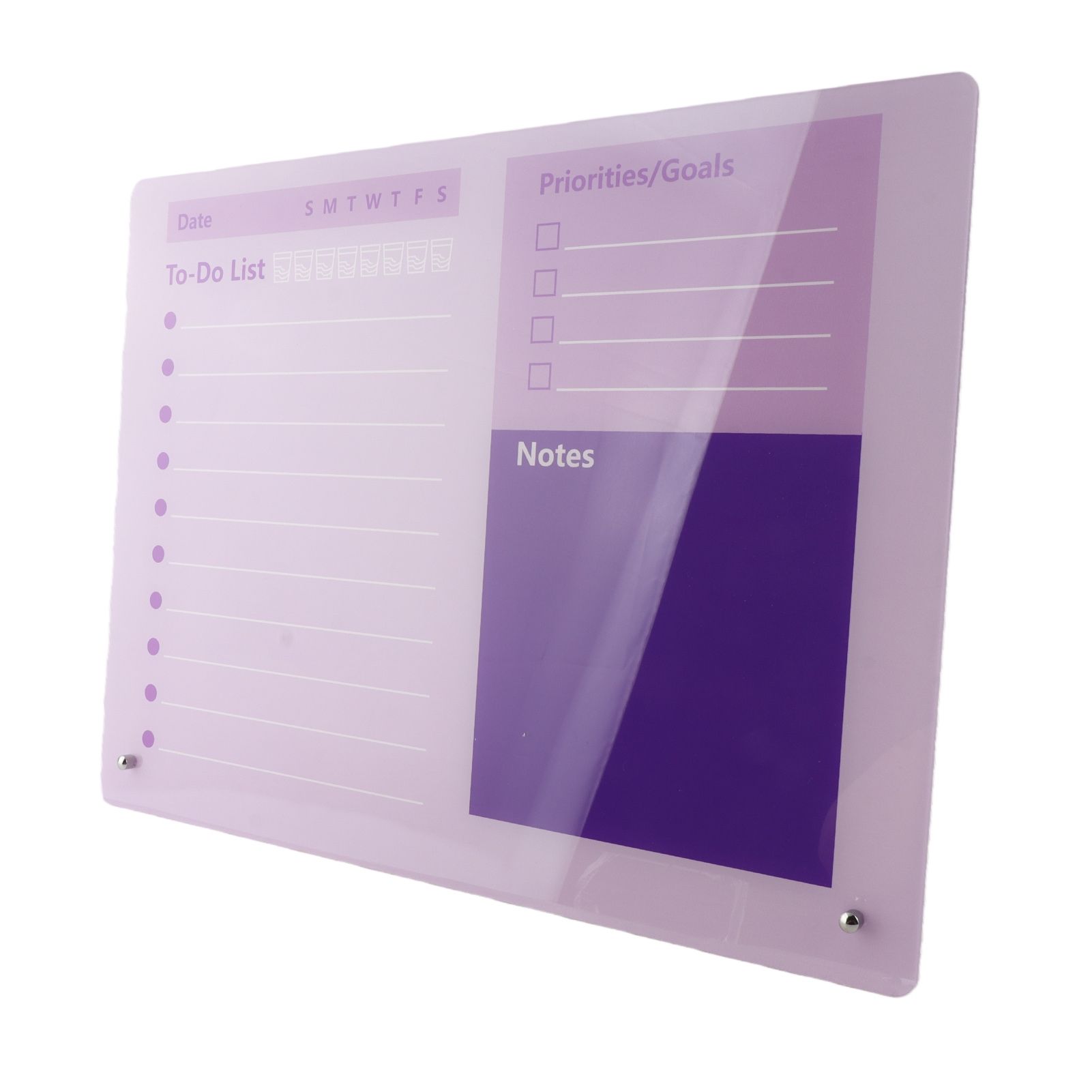 Dry Erase Planner Board Acrylic Desktop Calendar To Do List Schedule Board view 11