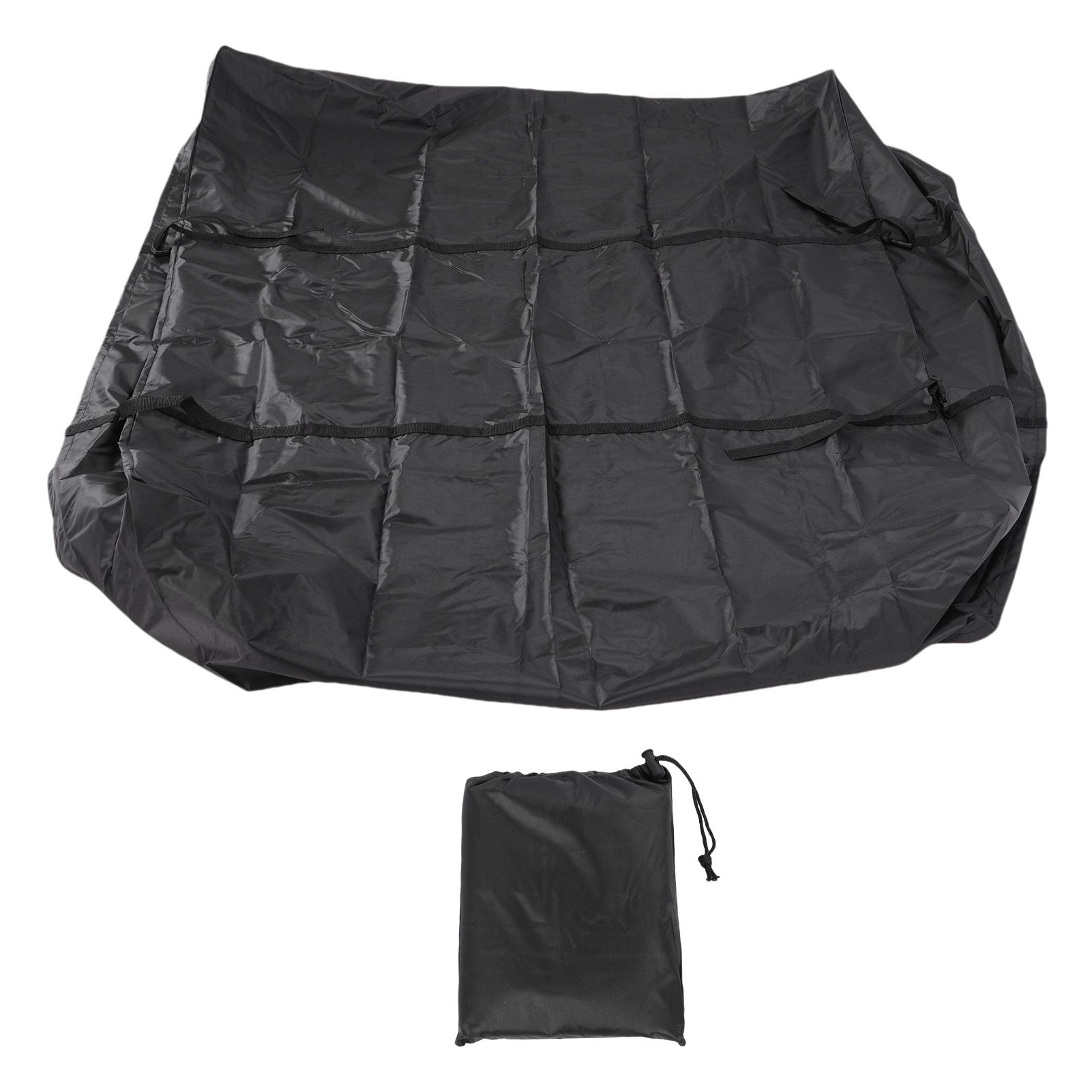 Car Top Rack Cover 420D Silver Coated Oxford Fabric Rainproof Dust Proof Car view 3