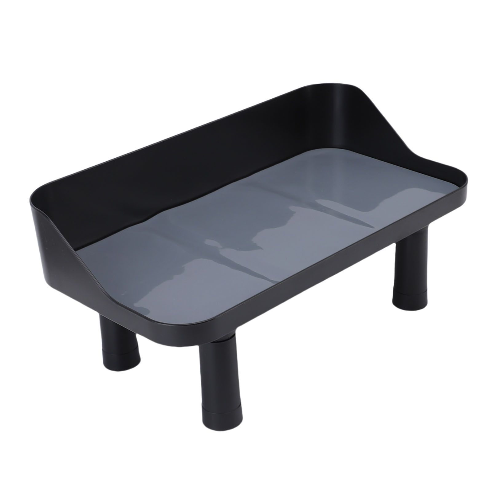 Adjustable Elevated Pet Bowl Stand Lifting Anti Tip Plastic Neck Protection