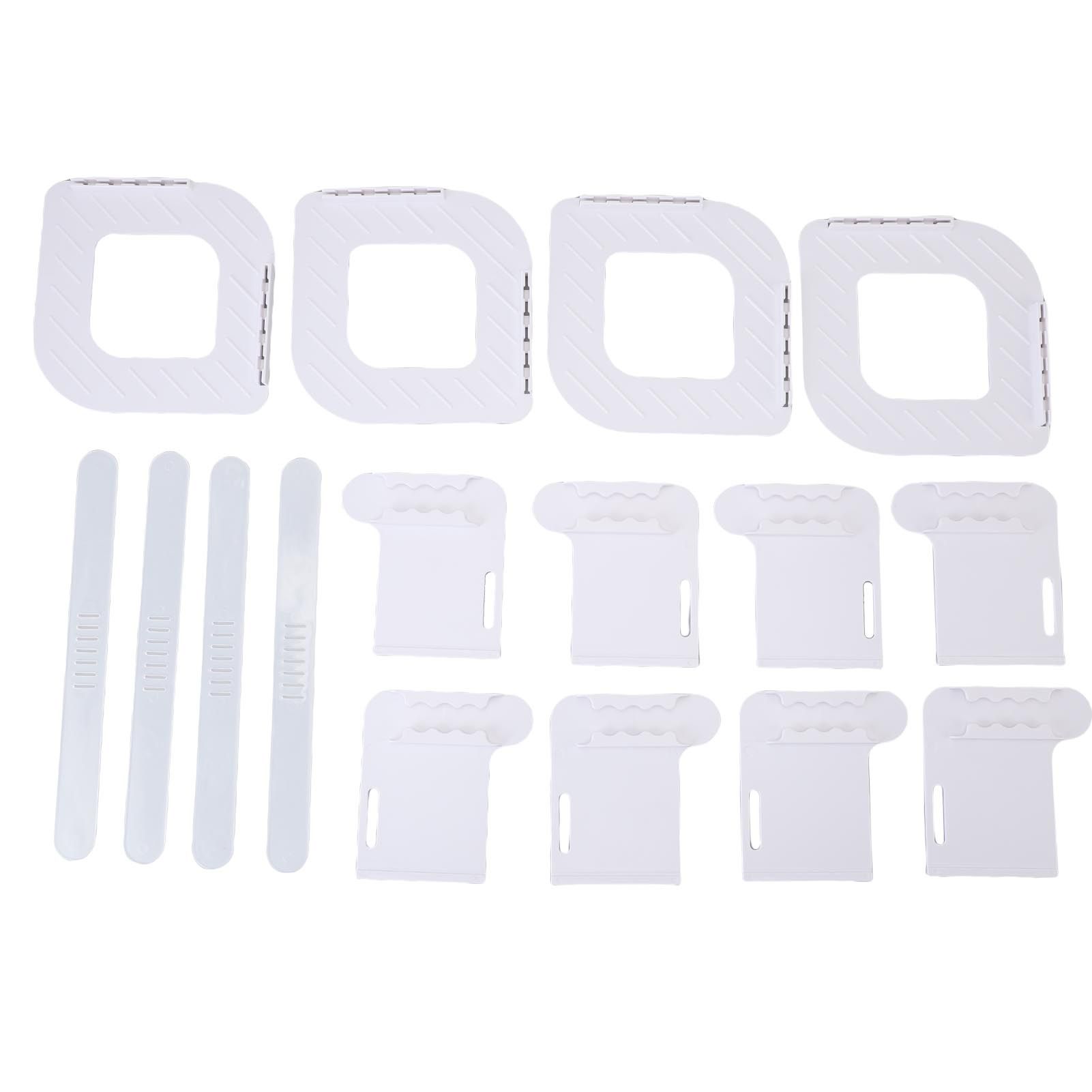 4 Pack Bed Sheet Holder with Lock Straps ABS Heavy Duty Bed Sheet Corner view 3