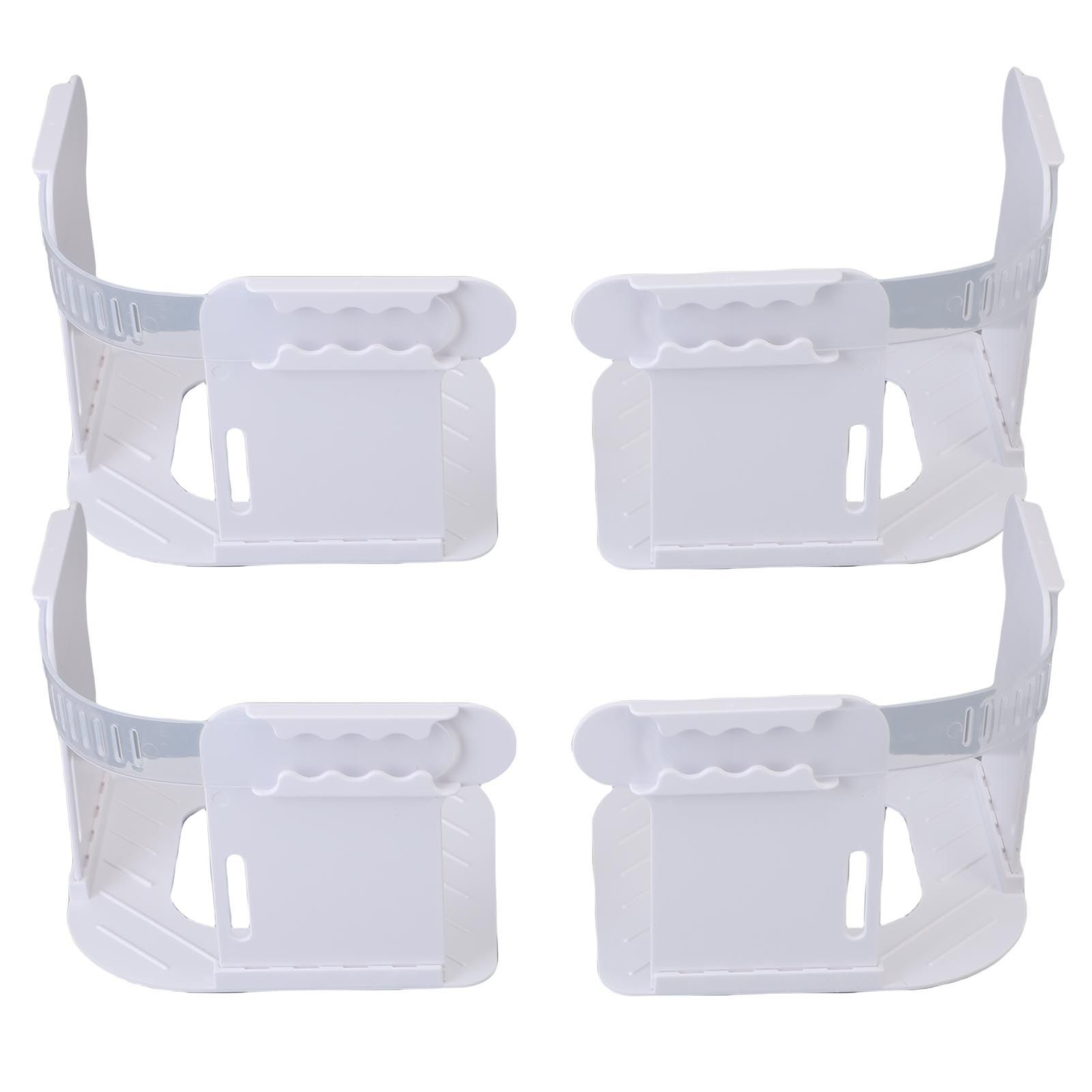 4 Pack Bed Sheet Holder with Lock Straps ABS Heavy Duty Bed Sheet Corner view 8