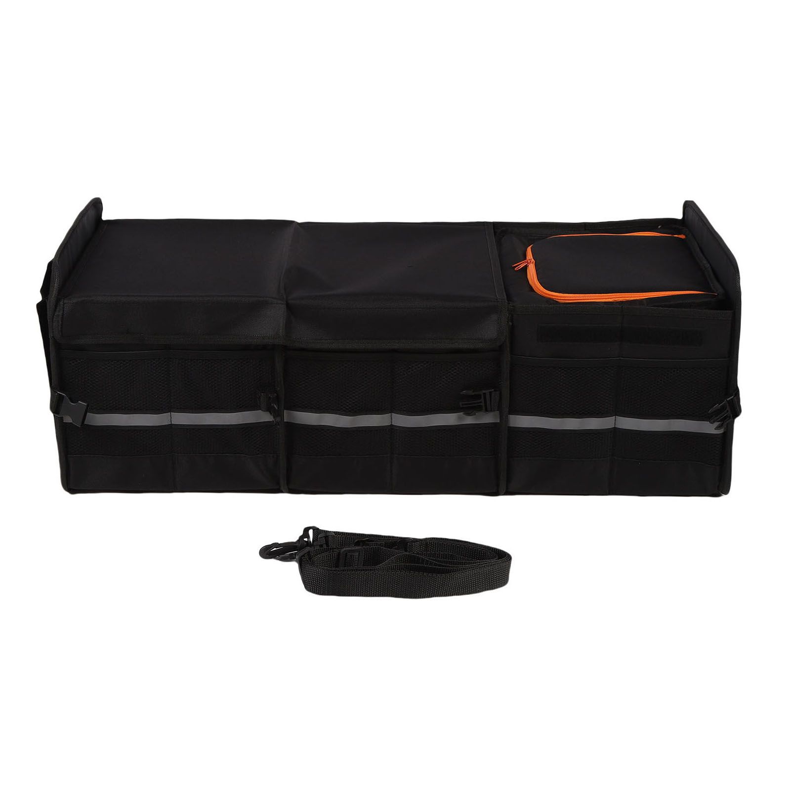 Large Trunk Organizer 105L Multi Compartment Car Organizer with Leakproof view 3