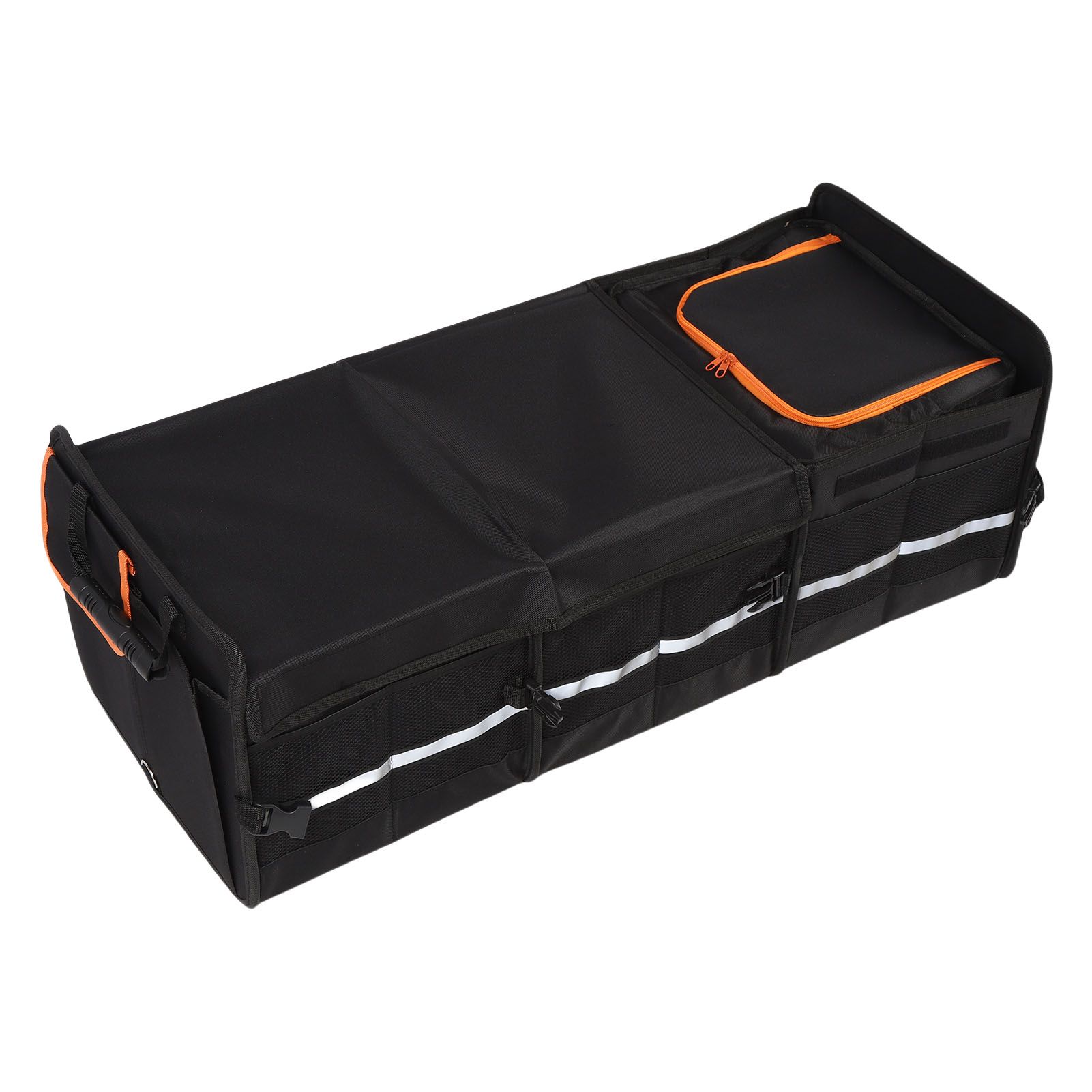 Large Trunk Organizer 105L Multi Compartment Car Organizer with Leakproof view 6
