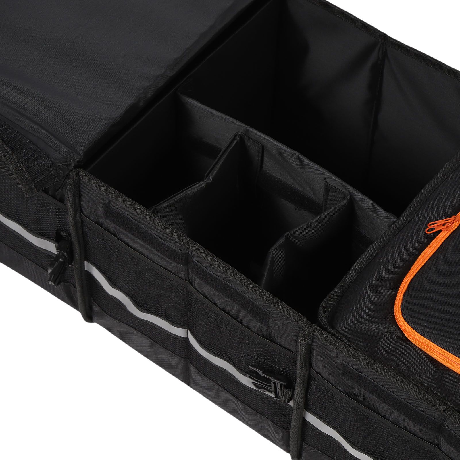 Large Trunk Organizer 105L Multi Compartment Car Organizer with Leakproof view 7