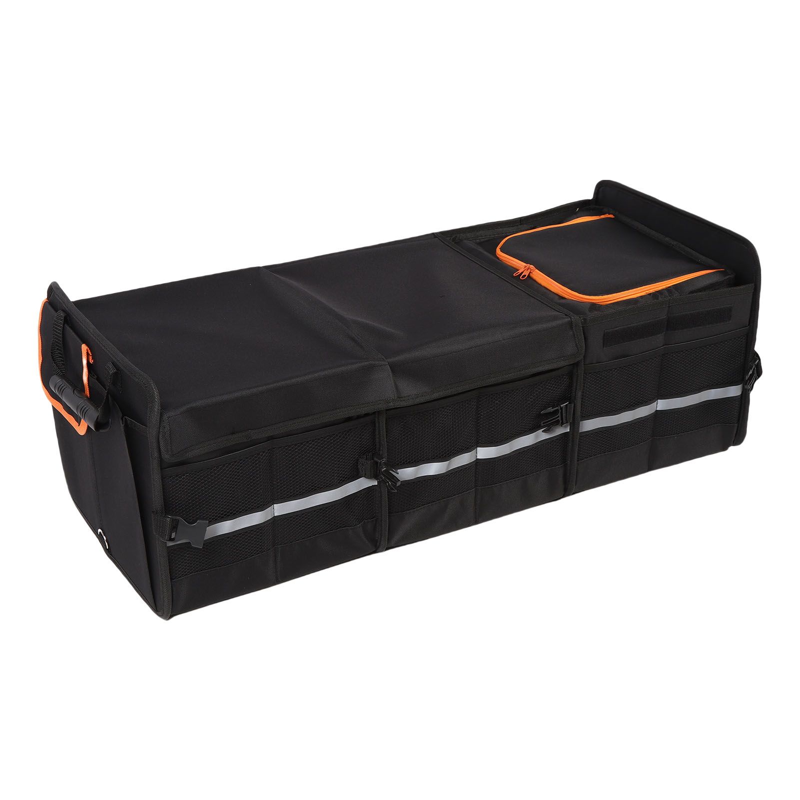 Large Trunk Organizer 105L Multi Compartment Car Organizer with Leakproof view 8