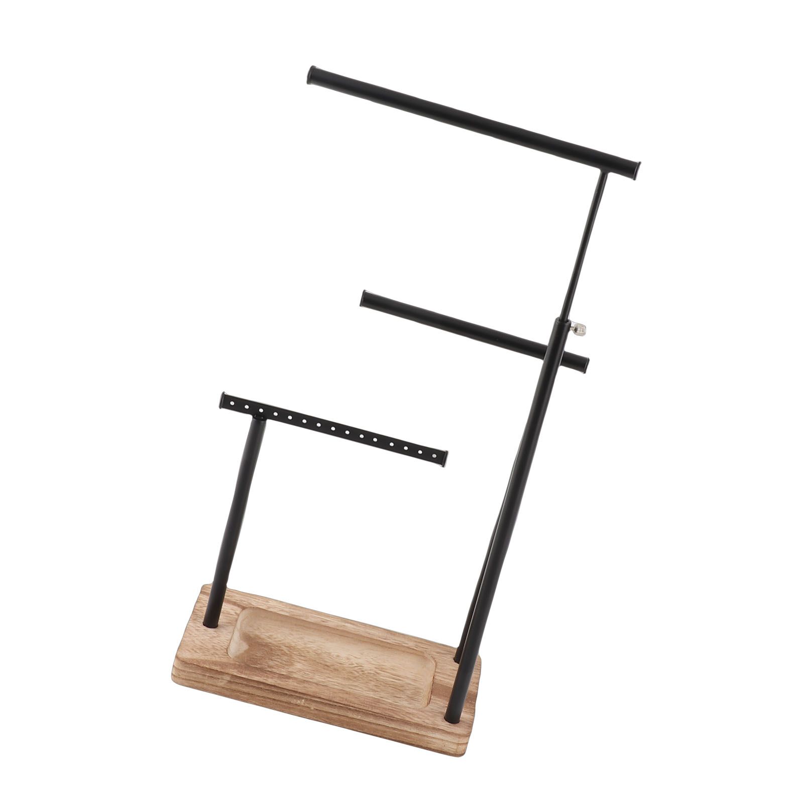 3 Tier Jewelry Organizer Stand Metal Extendable Necklace Holder Display with view 12