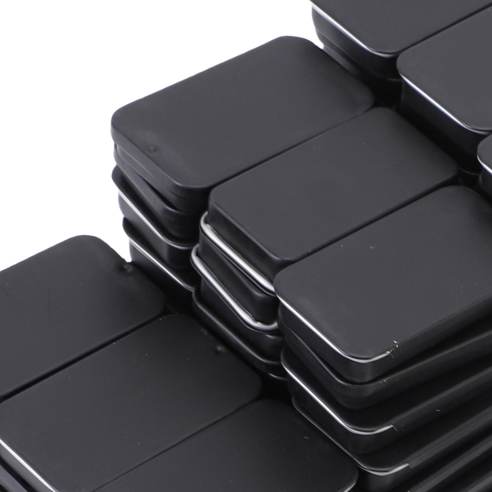 60pcs Small Tin Box Slide Top Rectangular Tin Containers for Candies Jewelry view 2