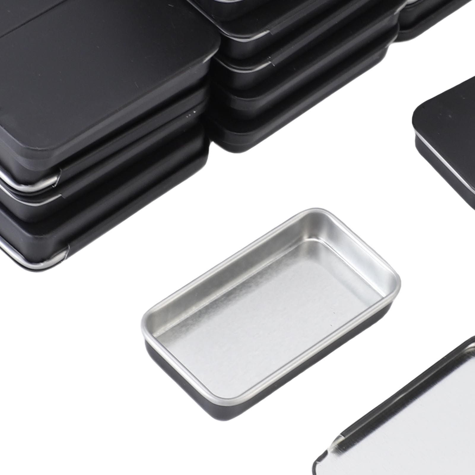 60pcs Small Tin Box Slide Top Rectangular Tin Containers for Candies Jewelry view 7