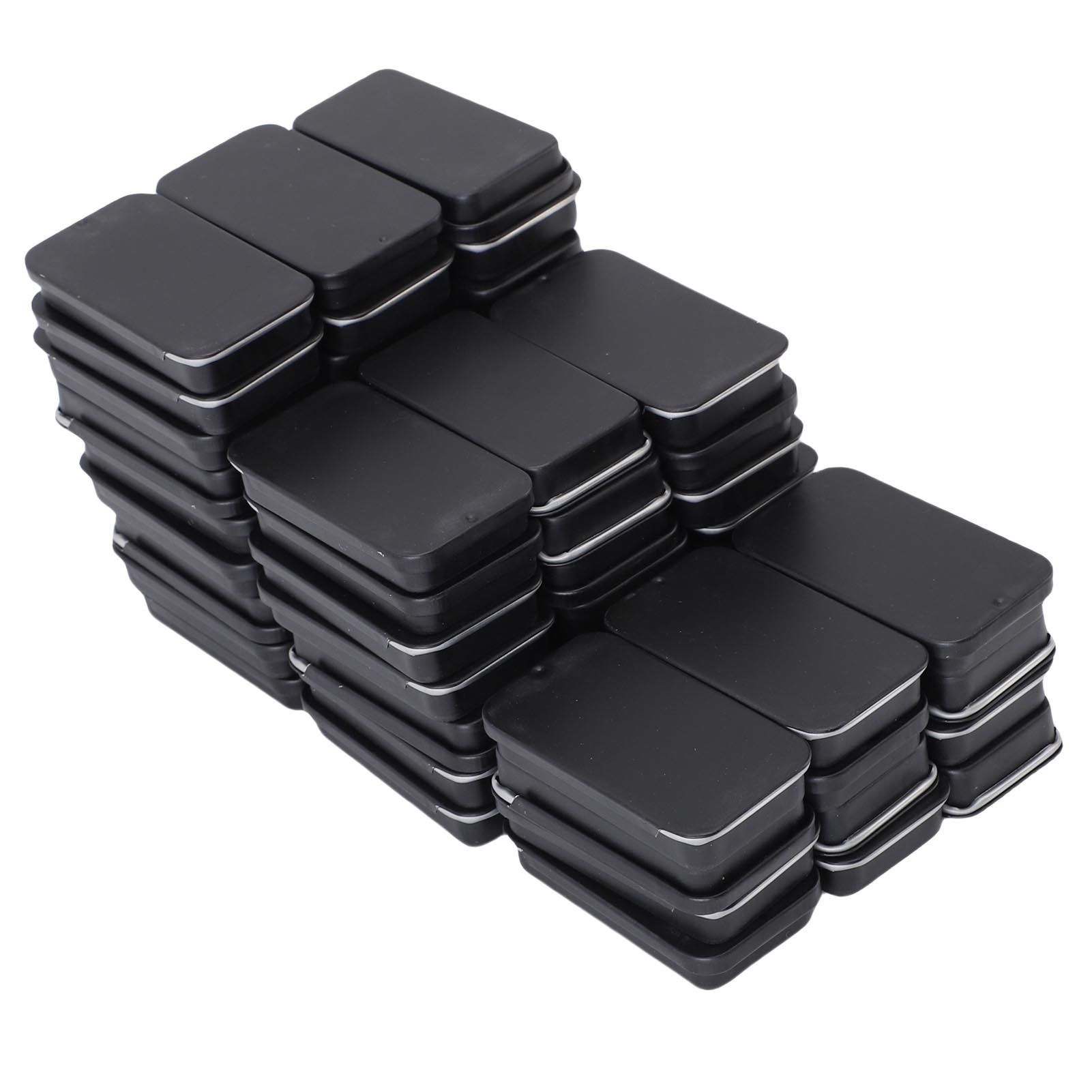 60pcs Small Tin Box Slide Top Rectangular Tin Containers for Candies Jewelry view 9