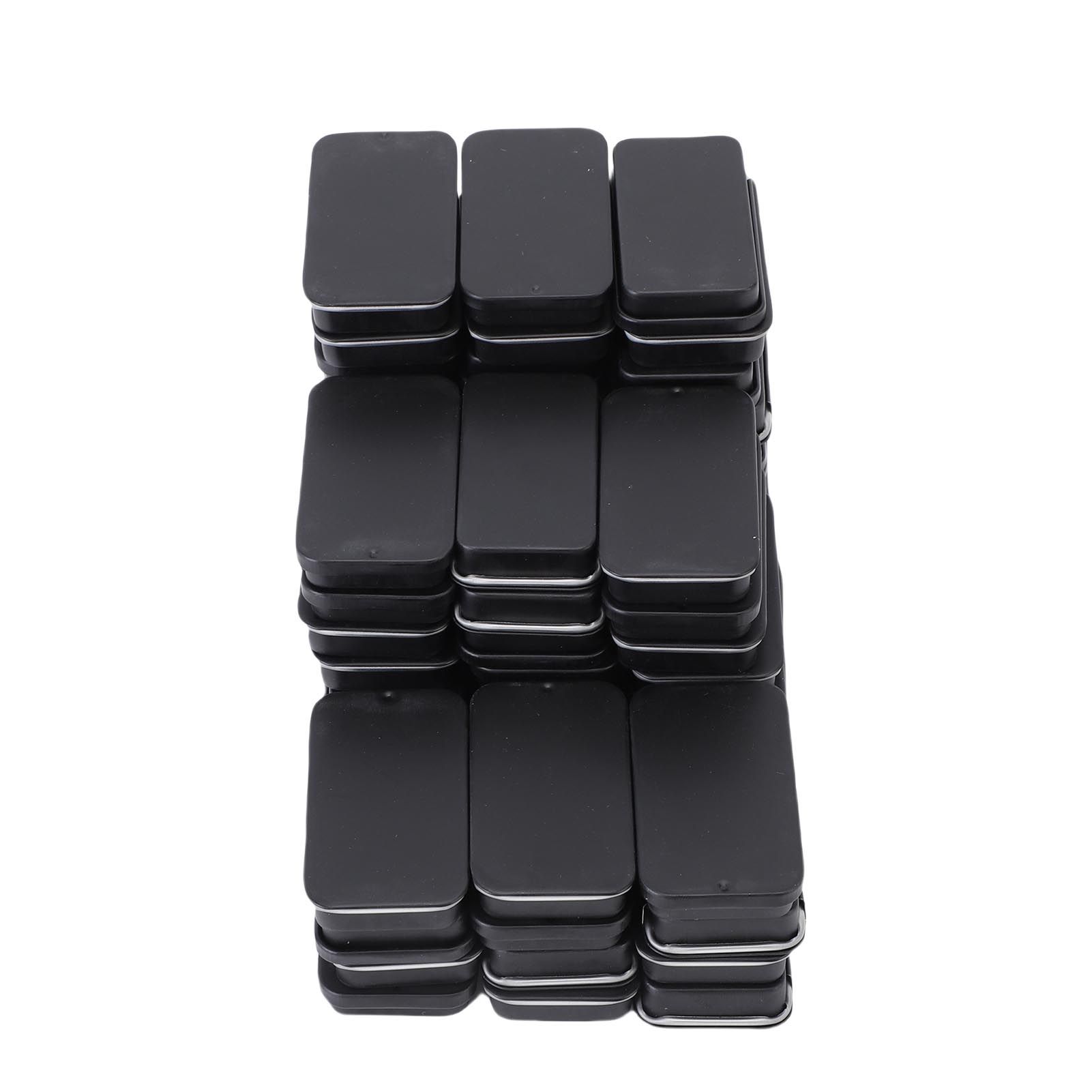 60pcs Small Tin Box Slide Top Rectangular Tin Containers for Candies Jewelry view 11