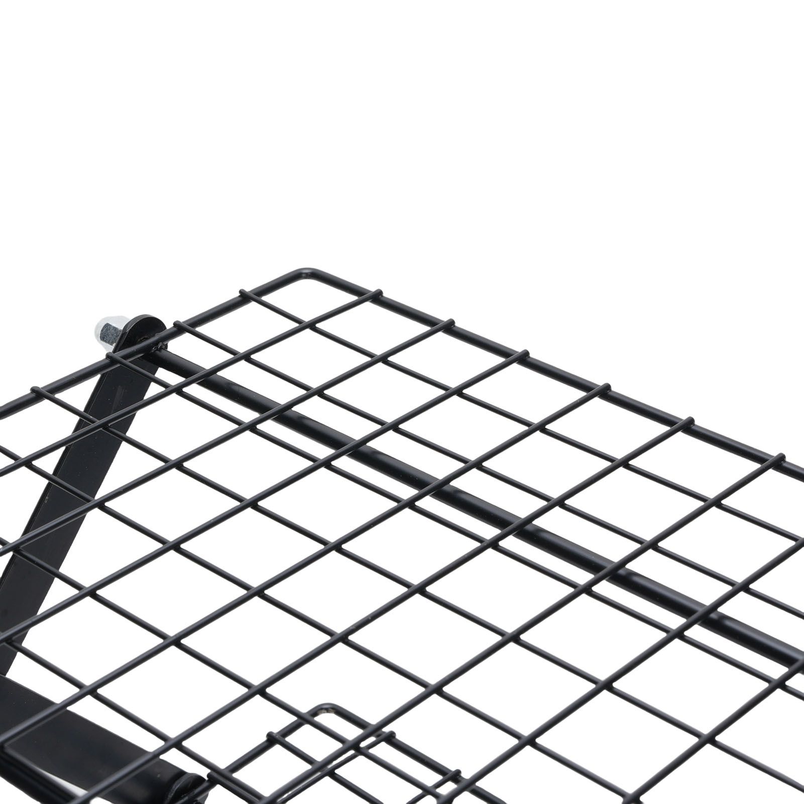 Kitchen Countertop Storage Rack Foldable Stainless Steel Space Saving Shelf view 2
