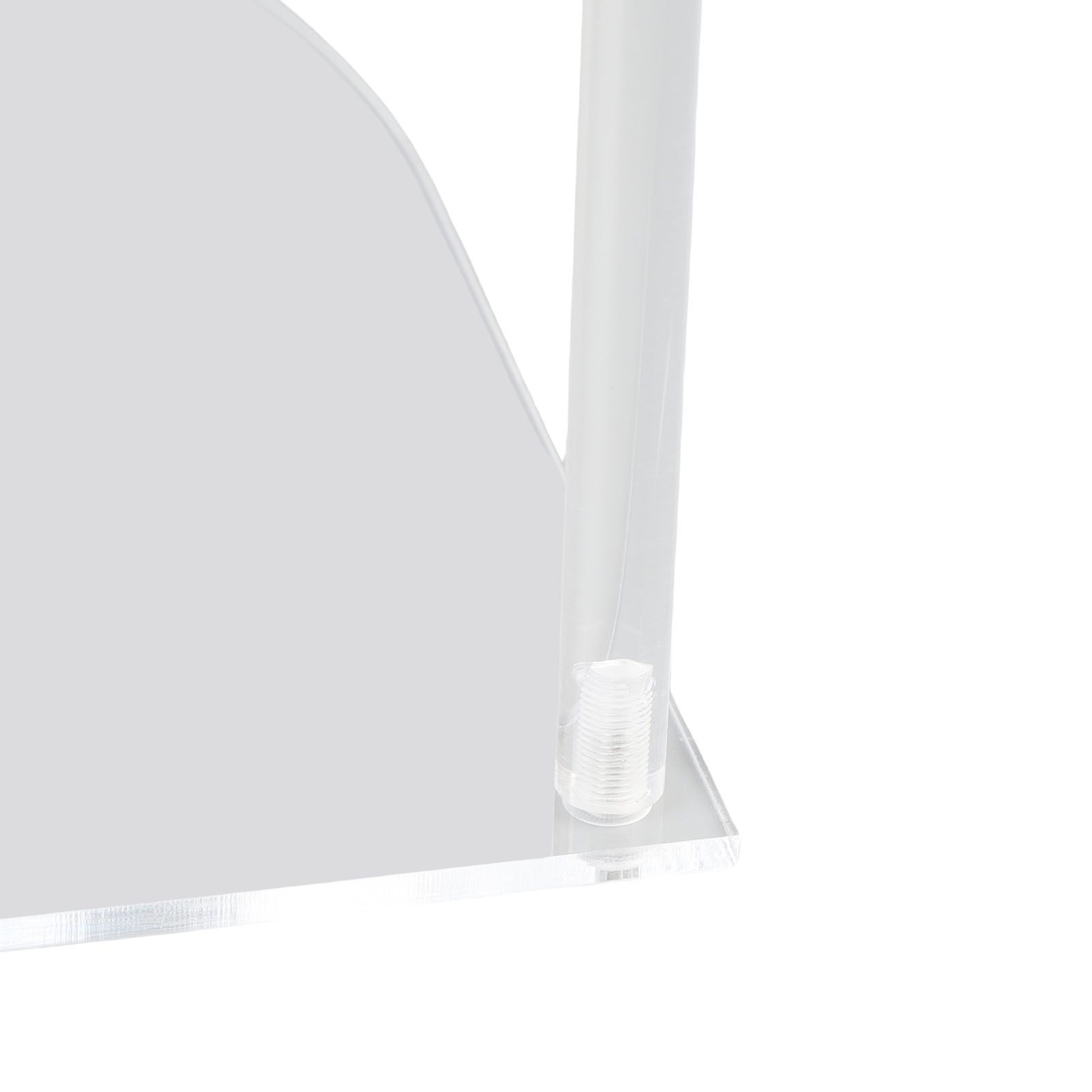 Acrylic Plate Organizer Holder Clear Corner Shelf 3 Tier Kitchen Cabinet Space view 5