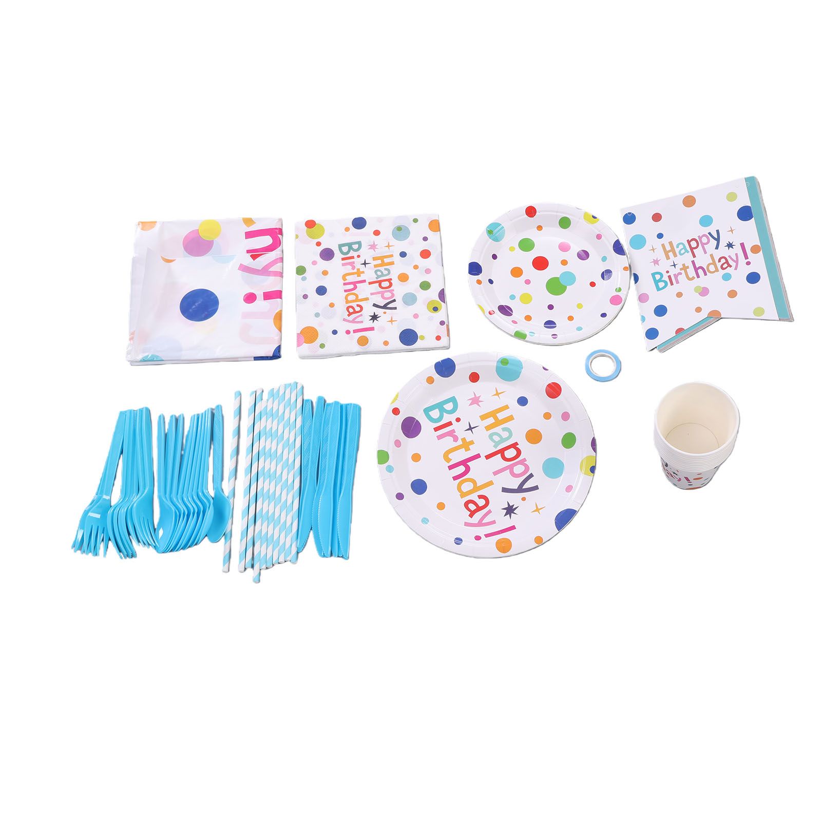 Paper Plate Cup Tableware Set for Party view 4