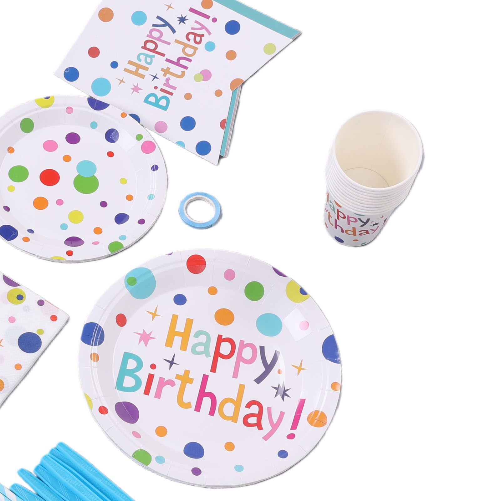 Paper Plate Cup Tableware Set for Party view 5