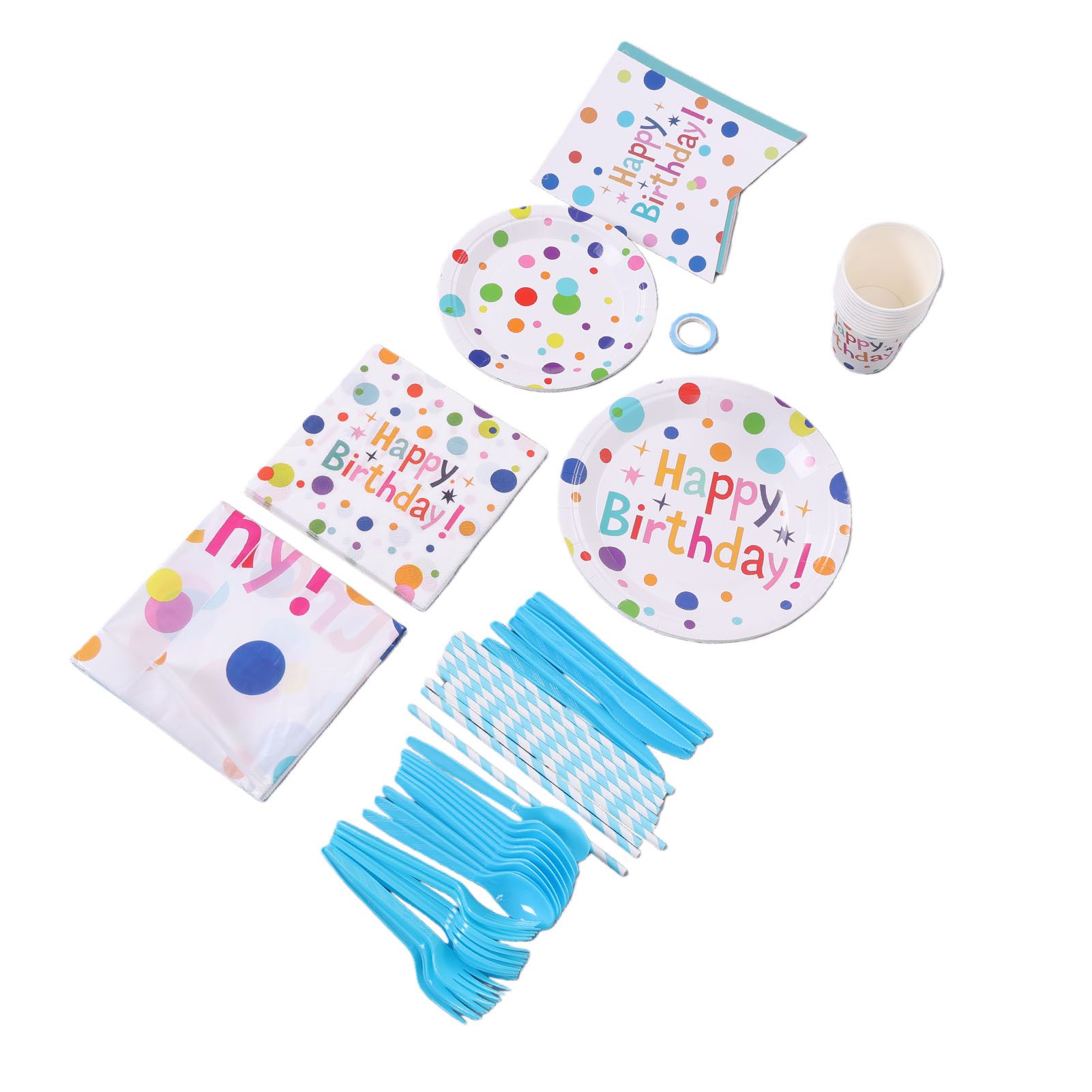 Paper Plate Cup Tableware Set for Party view 6