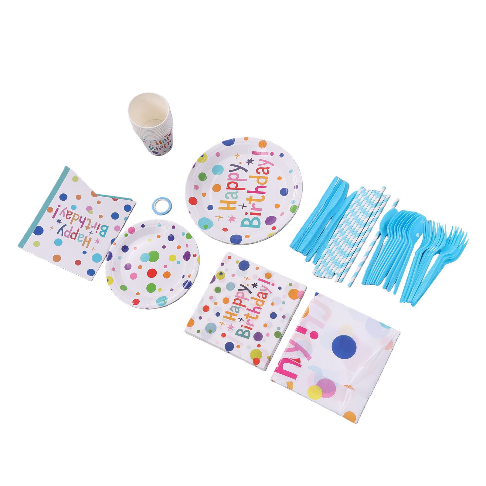 Paper Plate Cup Tableware Set for Party view 9