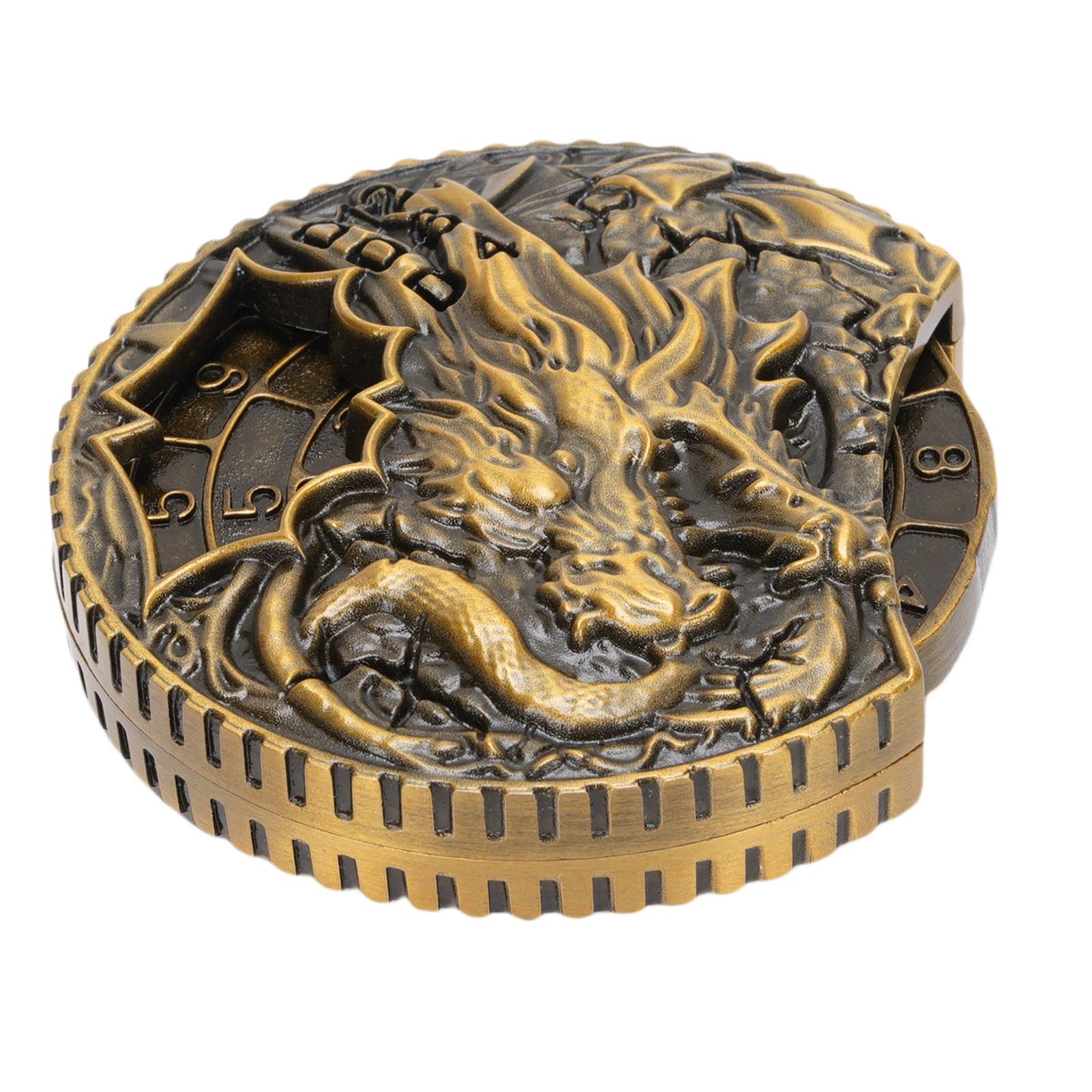 7 in 1 Metal Spinner Dice Rotatable Zinc Alloy Tabletop Role Playing Game view 12