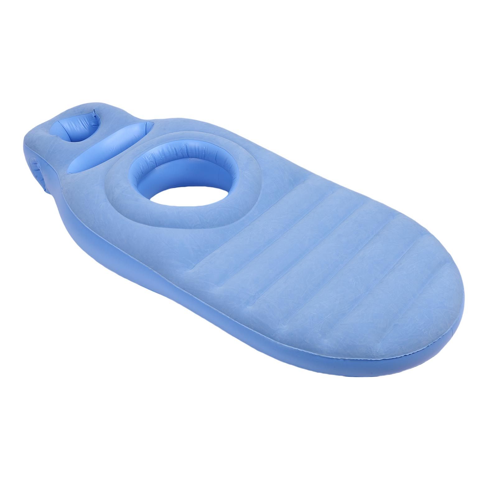 Full Body Pillow with Belly Hole Comfortable Lightweight PVC Inflatable Pool
