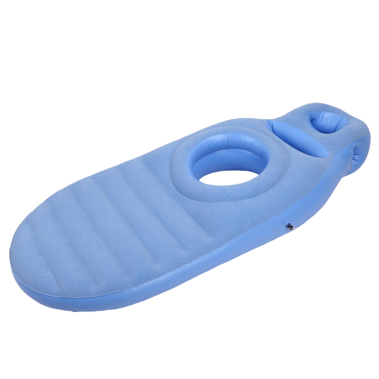 Full Body Pillow with Belly Hole Comfortable Lightweight PVC Inflatable Pool view 3