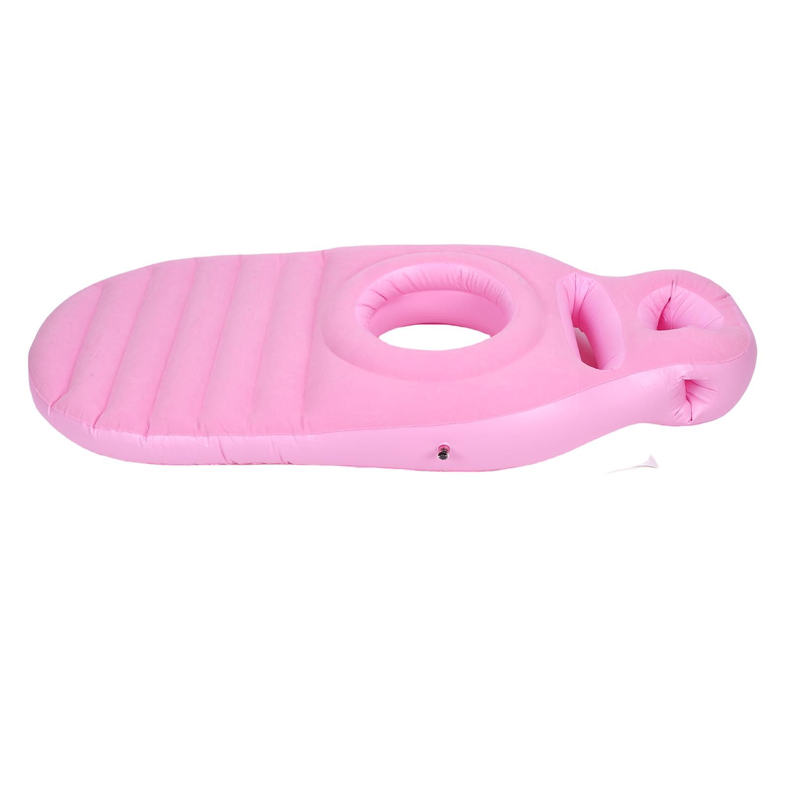 Full Body Pillow with Belly Hole Comfortable Lightweight PVC Inflatable Pool