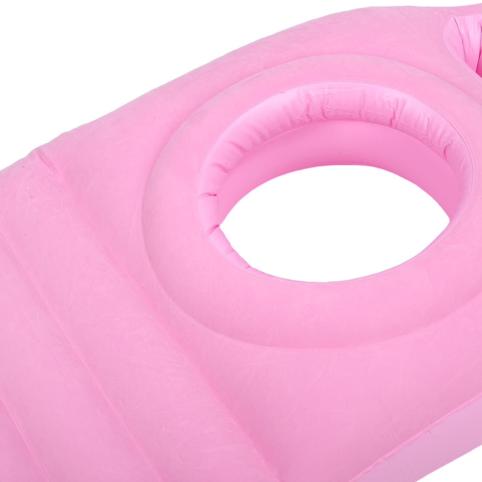 Full Body Pillow with Belly Hole Comfortable Lightweight PVC Inflatable Pool view 2