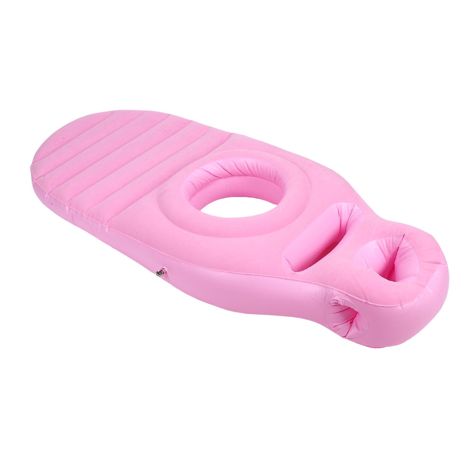 Full Body Pillow with Belly Hole Comfortable Lightweight PVC Inflatable Pool view 6