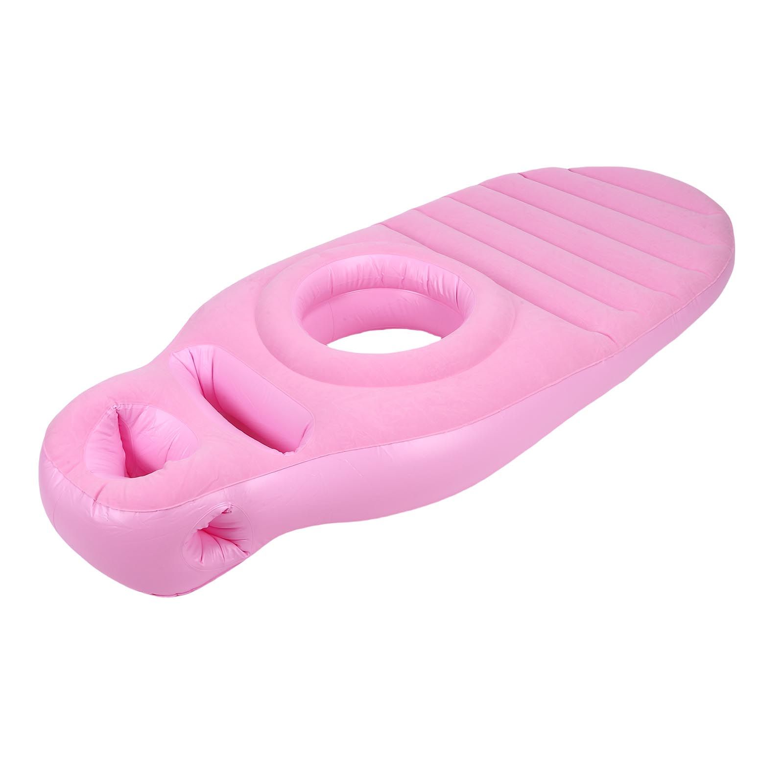 Full Body Pillow with Belly Hole Comfortable Lightweight PVC Inflatable Pool view 8