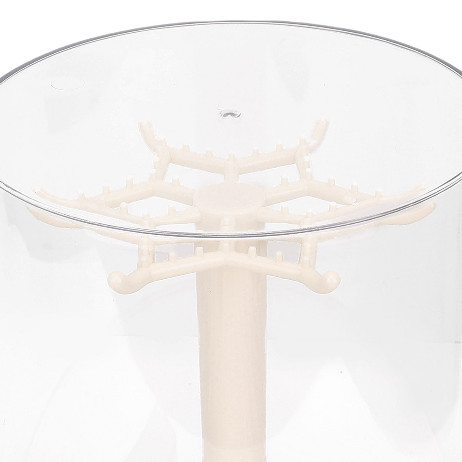 Doll Rotating Clear Display Case Transparent Figures Doll Protective Storage view 2