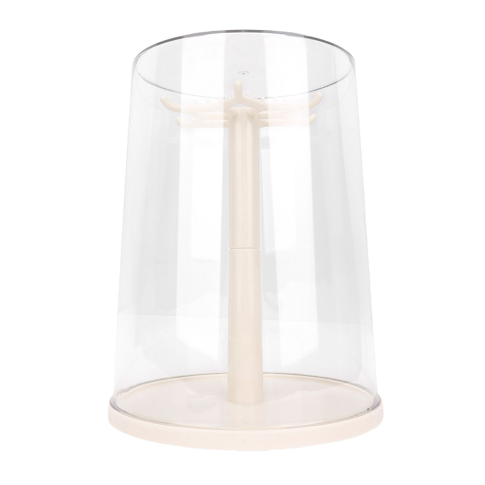 Doll Rotating Clear Display Case Transparent Figures Doll Protective Storage view 4