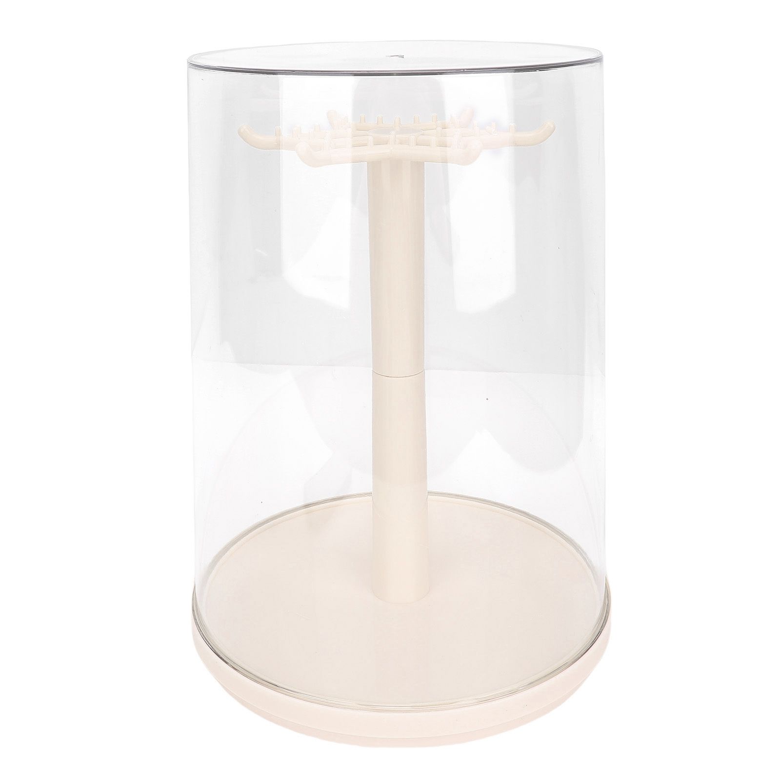 Doll Rotating Clear Display Case Transparent Figures Doll Protective Storage view 8